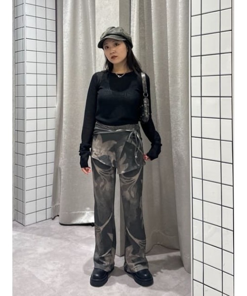 LAGUA GEM（ラグアジェム） スウェットパンツ ジャージ BOLD GRAPHIC