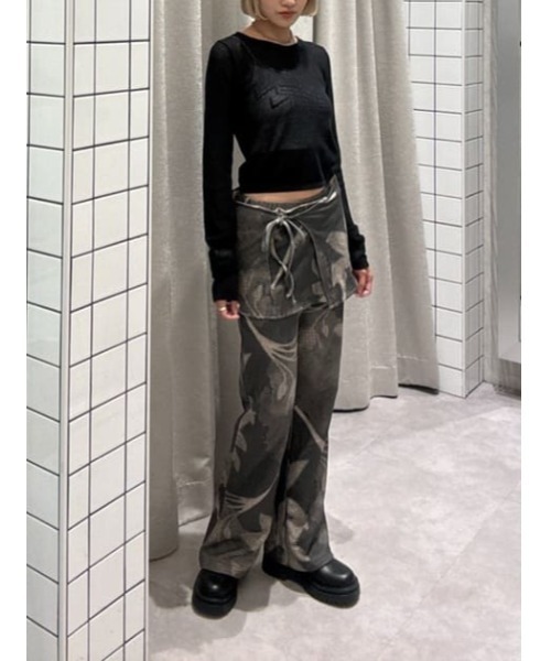 LAGUA GEM パンツ 新作 WIDE FLARE CARGO パンツ（カーゴパンツ）｜LAGUA GEM
