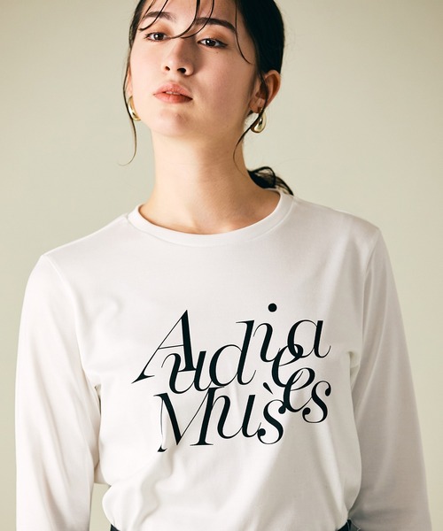 tシャツ Audie a Musesロゴカットソー レディース