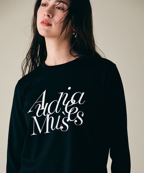 tシャツ Audie a Musesロゴカットソー レディース Audie a Muses tシャツ Musesロゴカットソー レディース
