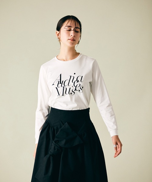 tシャツ Audie a Musesロゴカットソー レディース Audie a Muses tシャツ Musesロゴカットソー レディース