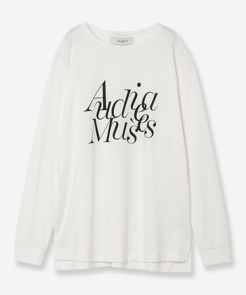 tシャツ Audie a Musesロゴカットソー レディース Audie a Muses tシャツ Musesロゴカットソー レディース