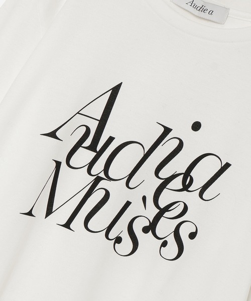 tシャツ Audie a Musesロゴカットソー レディース Audie a Muses tシャツ Musesロゴカットソー レディース