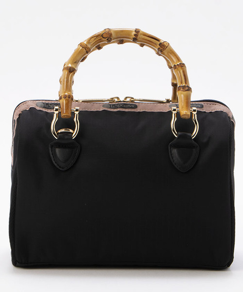 最終値下げ【未使用品】レスポートサック　SM BAMBOO BOSTON2 LeSportsac ボストンバッグ SM BAMBOO BOSTON2 シャドウブラック