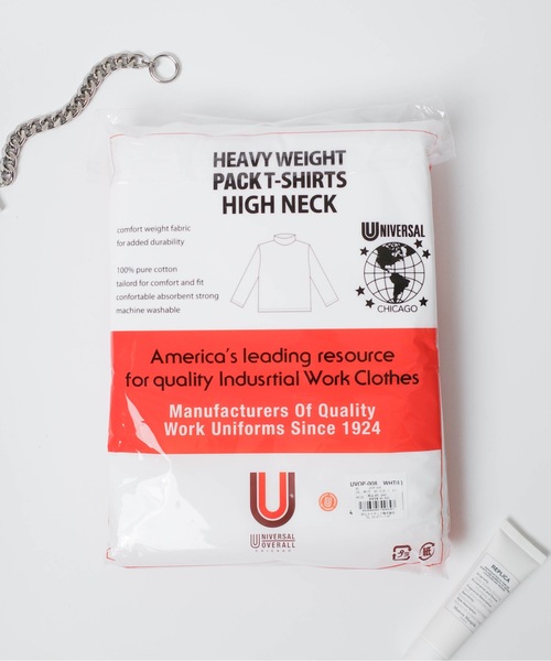UNIVERSAL OVERALL tシャツ / WIDE HEAVY 2P PACKS HIGH NECK