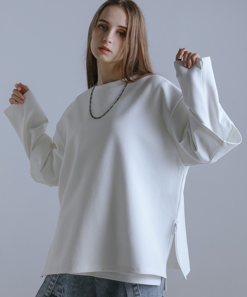 LILL tシャツ ルーズシルエットワイドスリーブフェイク