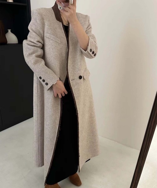 DECADE CLASSIC（ディケイドクラシック） ノーカラーコート コート