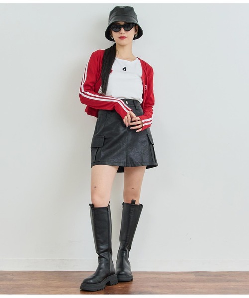 ANAP（アナップ） スカート フェイクレザースカート : ZOZOTOWN Yahoo