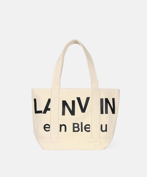 LANVIN en Bleu ESSENTIAL キャンバストート LANVIN en Bleu トートバッグ 「LANVIN ESSENTIAL」COQUILLERE