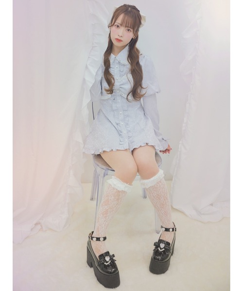Ank Rouge ワンピース リボンジャガードセットアップ : ZOZOTOWN