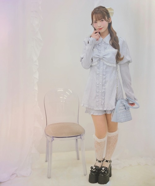 Ank Rouge（アンクルージュ） セットアップ リボンジャガード