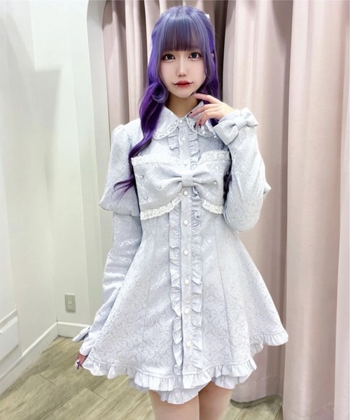 Ank Rouge（アンクルージュ） セットアップ リボンジャガード