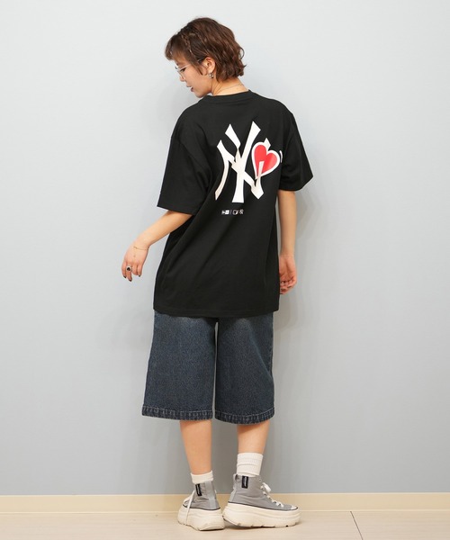 未使用　ニューエラ　Tシャツ　ズボン　NEW ERA セット　レディース黒エンジ NEW ERA（ニューエラ） tシャツ レディース : ZOZOTOWN Yahoo!店