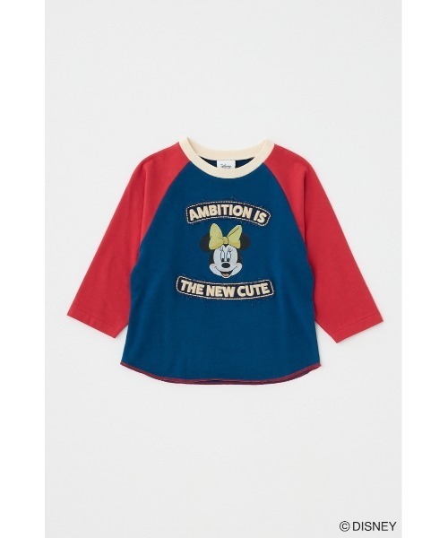 tシャツ MD PATCHED RAGLAN Tシャツ / MINNIE レディース MD PATCHED RAGLAN Tシャツ / MINNIE（Tシャツ/カットソー