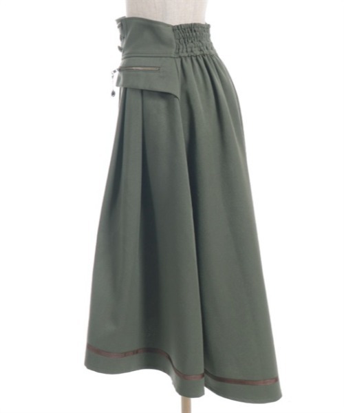 フィッシュテールスカート axes femme スカート ジップ×フィッシュテールスカート