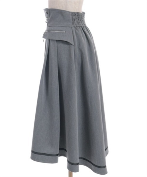 フィッシュテールスカート axes femme スカート ジップ×フィッシュテールスカート