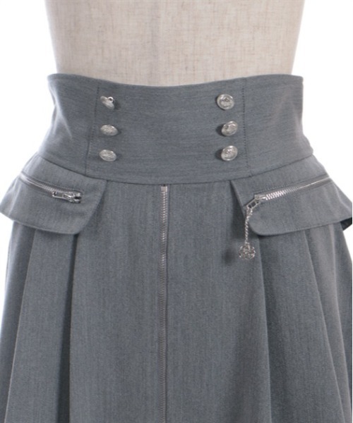 axesfemme フィッシュテールスカート ワインレッド 周年記念アイテム axes femme スカート ジップ×フィッシュテールスカート