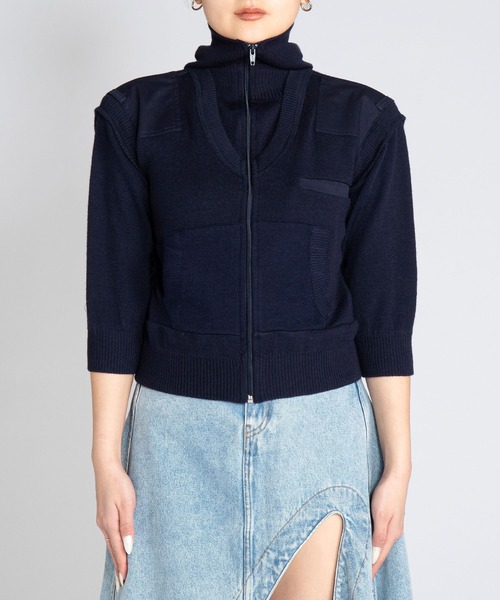 パーカー PROTOTYPES(プロトタイプス) MILITARY ZIP UP HOODIE レディース