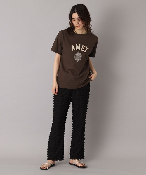 tシャツ Americana（アメリカーナ）「別注」カレッジTシャツ レディース DRESSTERIOR tシャツ Americana（アメリカーナ）「別注