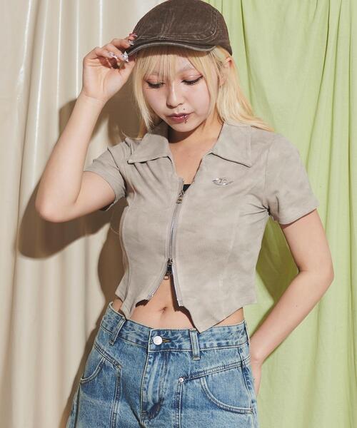 dispark tシャツ DISPARK/「25年春夏新作」Wジップメタルパッチ