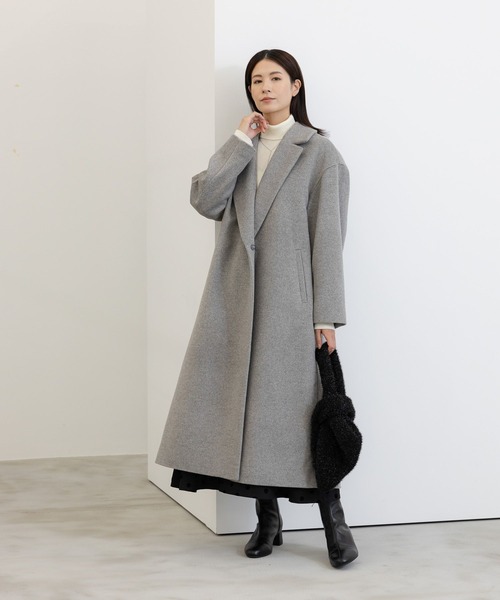 「Elura」 チェスターコート LARGE ベージュ レディース_画像6