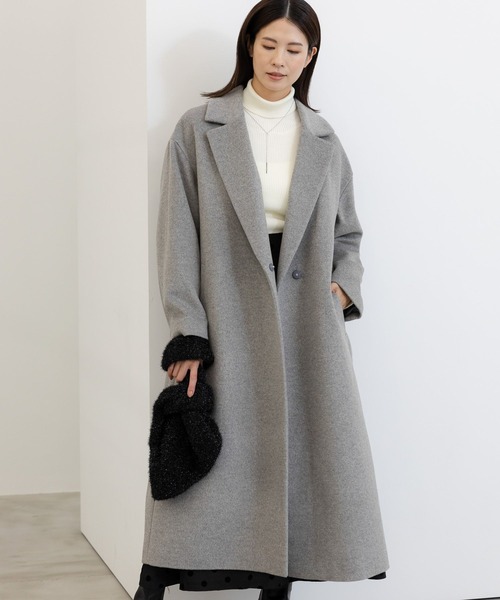 「Elura」 チェスターコート LARGE ベージュ レディース_画像9