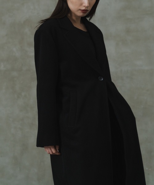 「LEANN MOMENT」 チェスターコート SMALL ブラック レディース_画像7