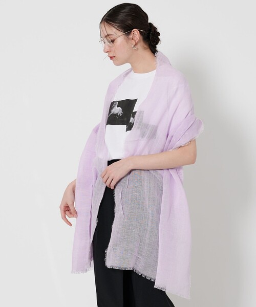 BEAUTY＆YOUTH UNITED ARROWS ストール マフラー 麻混 カラー