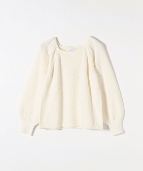 「SHIPS any」 長袖ニット ONE SIZE ホワイト レディース_画像3