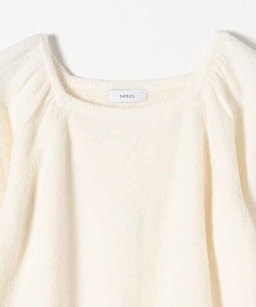 「SHIPS any」 長袖ニット ONE SIZE ホワイト レディース_画像5