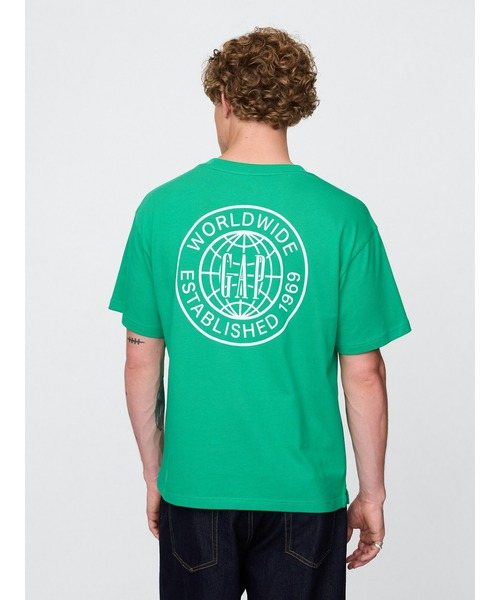 tシャツ GAPワールドロゴTシャツ メンズ レディース | GAP