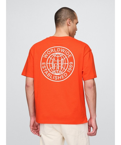 tシャツ GAPワールドロゴTシャツ メンズ レディース | GAP | 05