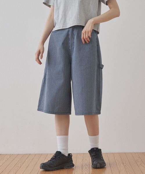 ✓新品未使用 ウォバッシュ ストライプ パンツ ワイド