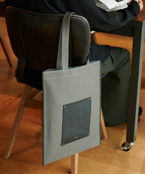 CULLNI（クルニ） トートバッグ 「CULLNI」別注Leather Pocket Canvas