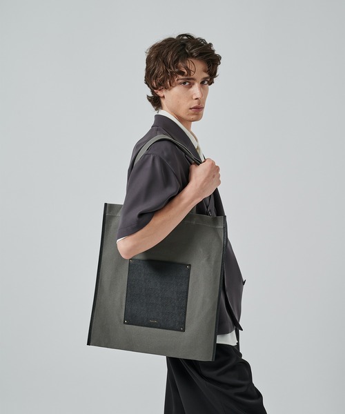 CULLNI（クルニ） トートバッグ 「CULLNI」別注Leather Pocket Canvas