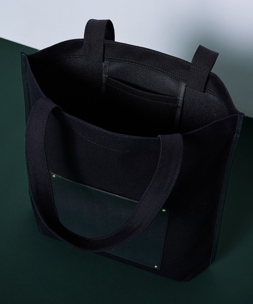 CULLNI（クルニ） トートバッグ 「CULLNI」別注Leather Pocket Canvas