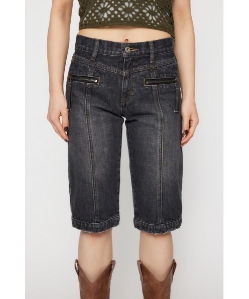 LAGUA GEM ジーンズ デニム デニムパンツ ZIP POINT CROPPED