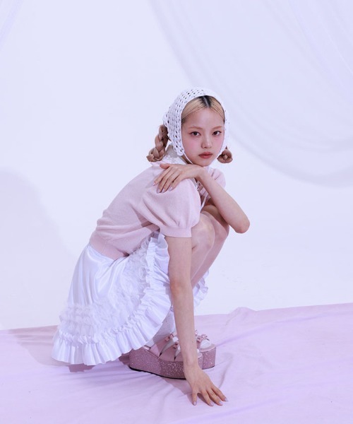 7月21日出品終了 グラデーションフリルスカート　ピンク Fickle Bebe スカート グラデーションフリルスカート : ZOZOTOWN