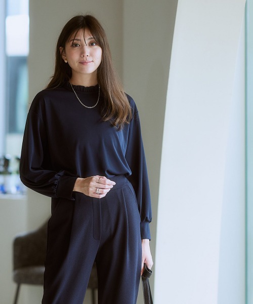 シャツ/ブラウス(長袖/七分) BEAUTY&amp;YOUTH UNITED ARROWS - 2WAY OFF-SHOULDER BULKY TOPS 7days Life Styling 「7days Styling」 「Pleu voir」長袖