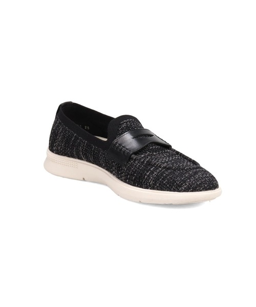極美品　ランバンオンブルー ドライビング　デッキシューズ スリッポン　25.5 LANVIN en Bleu スリッポン ランバンオンブルー パンチング