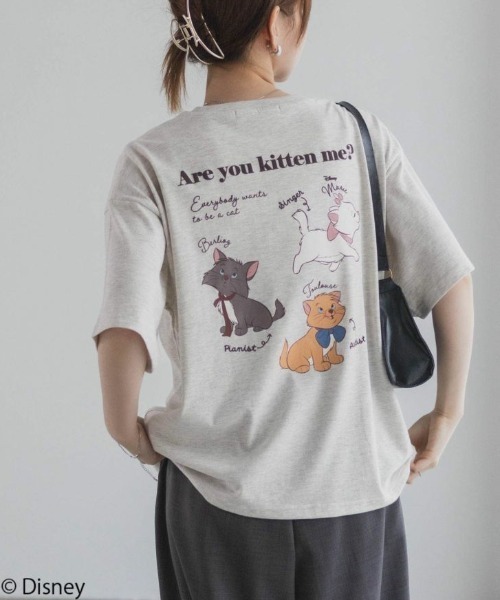 Disney（ディズニー） tシャツ マリー プリントTシャツ レディース