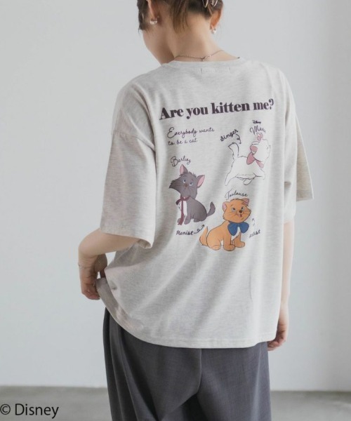 Disney(ディズニー) tシャツ マリー プリントTシャツ レディース Disney(ディズニー) tシャツ マリー プリントTシャツ レディース