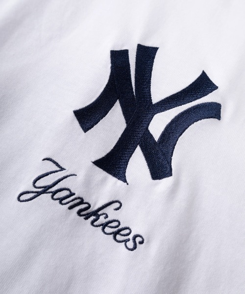 「MLB」 半袖Tシャツ M レッド メンズ