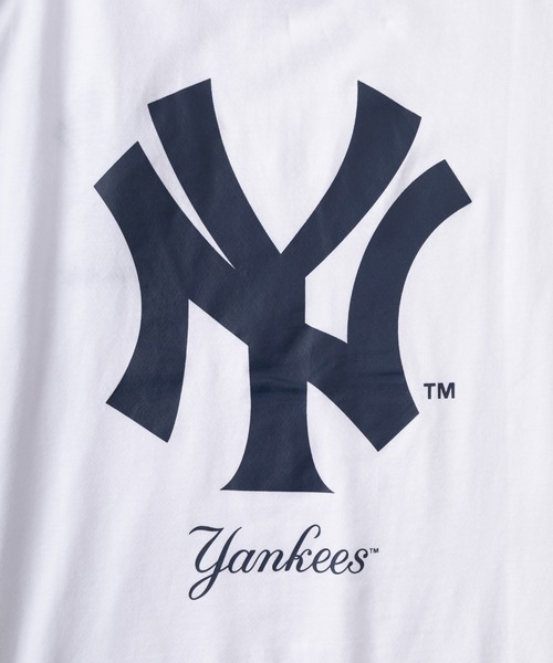 「MLB」 半袖Tシャツ M レッド メンズ