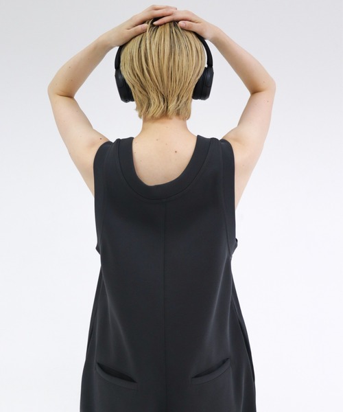 lit サロペット オーバーオール Uneck Cut Salopette レディース 