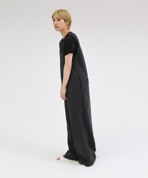 lit サロペット オーバーオール Uneck Cut Salopette レディース 