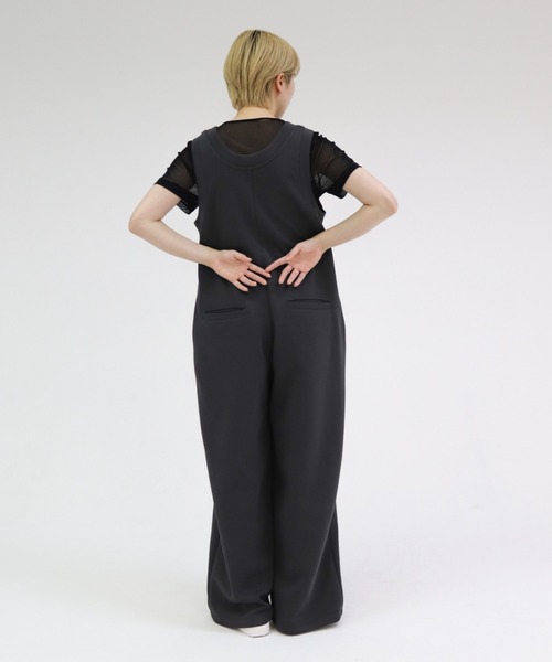 lit サロペット オーバーオール Uneck Cut Salopette レディース 