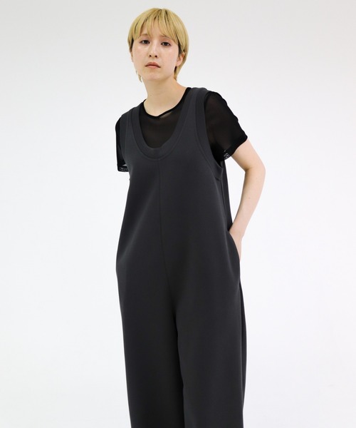 lit サロペット オーバーオール Uneck Cut Salopette レディース 