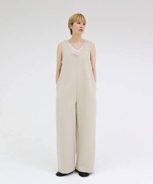 lit サロペット オーバーオール Uneck Cut Salopette レディース 