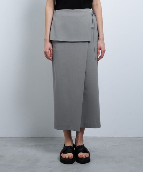 LANVIN en Bleu スカート トリクシオンラップスカート : ZOZOTOWN